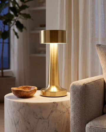 Ibipitanga Metallic - Brass Table Lamp