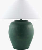 Venturada Green & White Table Lamp