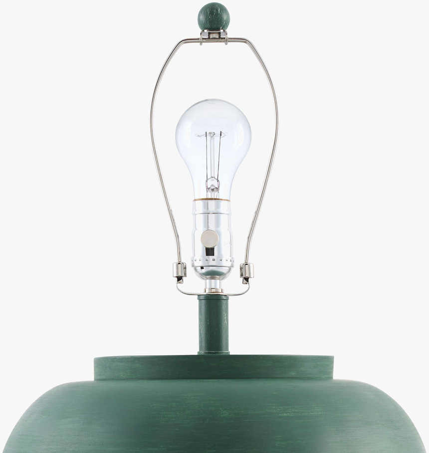 Venturada Green & White Table Lamp