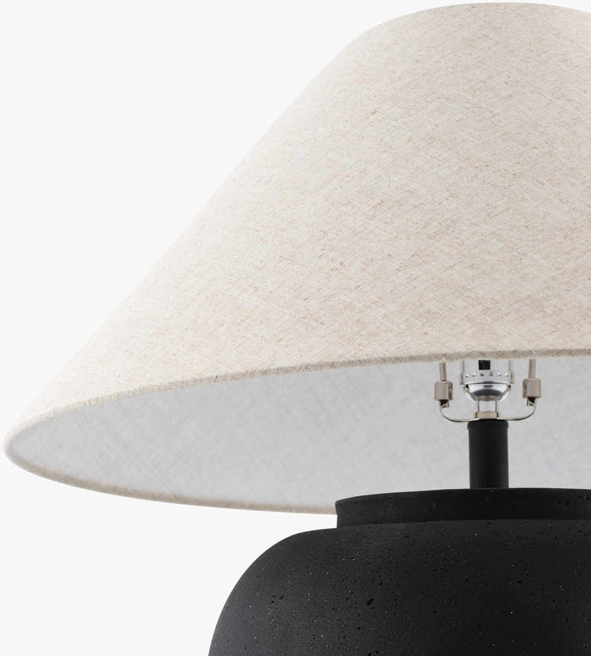 Venturada Black & Peach Table Lamp