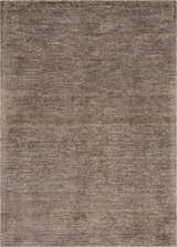 Close-up of the Nourison Weston Charcoal rug. Modern design with taupe hues and subtle horizontal texture.