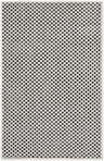 Close-up of the Barberry Outdoor Machine Woven Galey Alix x LIVABLISS GABA-2300 Area Rug. Black and off-white woven pattern. Design-Rectangle-221