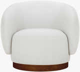 Scarperia Dark Red Accent Chair