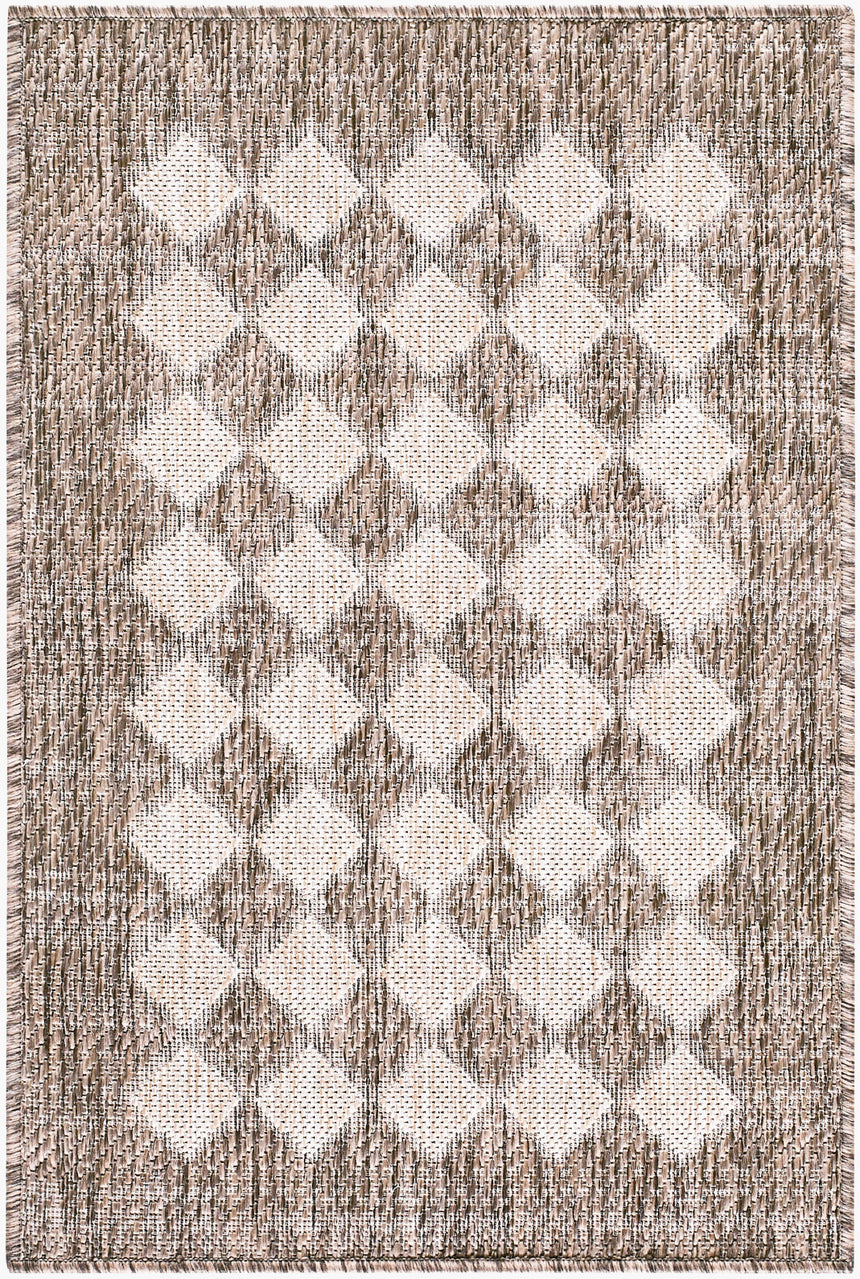 Mulberry Outdoor Machine Woven  Galey Alix x LIVABLISS GAMU-2301 Area Rug