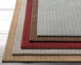 Gunther Gray Hand Loomed Cut and Sew Custom Rug