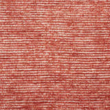 Close-up of the Nourison Weston Brick Modern rug. Brick red rug with a horizontal striped pattern and soft, textured pile.