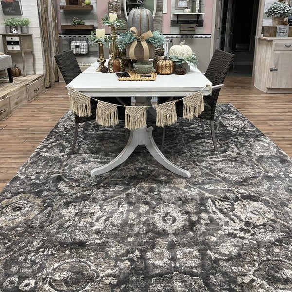 Georgiana Charcoal Area Rug