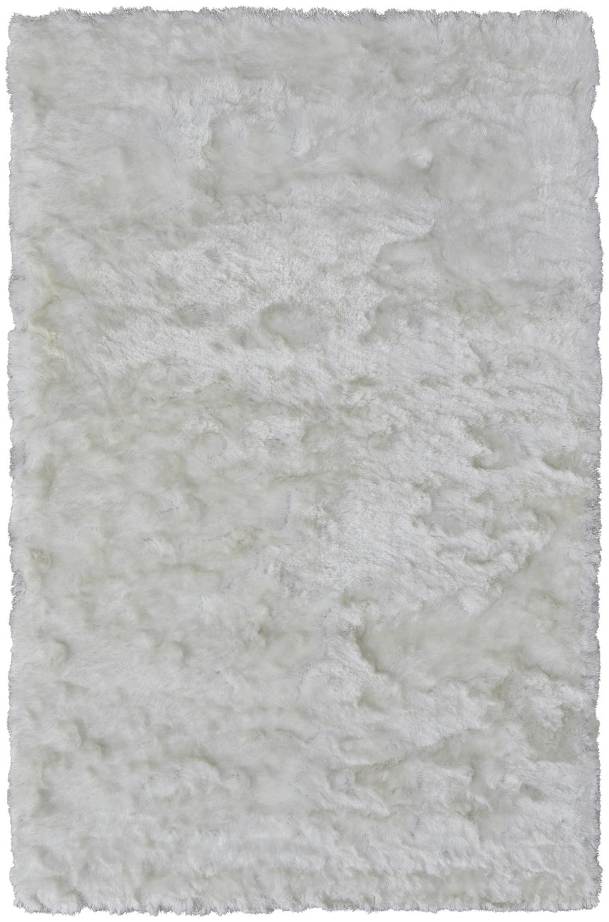 Feizy Indochine Modern Solid - White Area Rug