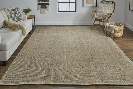 Feizy Naples Transitional Solid - Brown Area Rug
