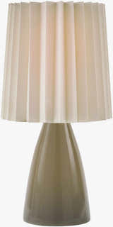 Cocconato Gray and White Ceramic Table Lamp