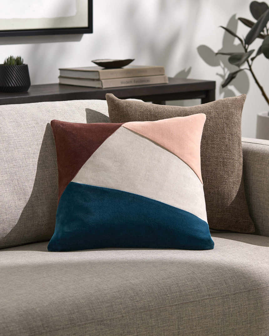 Glemsford Multicolor Geometric Throw Pillow