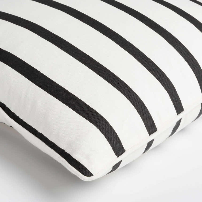 Proberta Black&White Striped Throw Pillow - Clearance