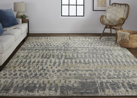 Feizy Palomar Transitional Abstract - Tan/Taupe Area Rug
