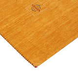 Gold Center Pattern Hand Loomed Wool Area Rug