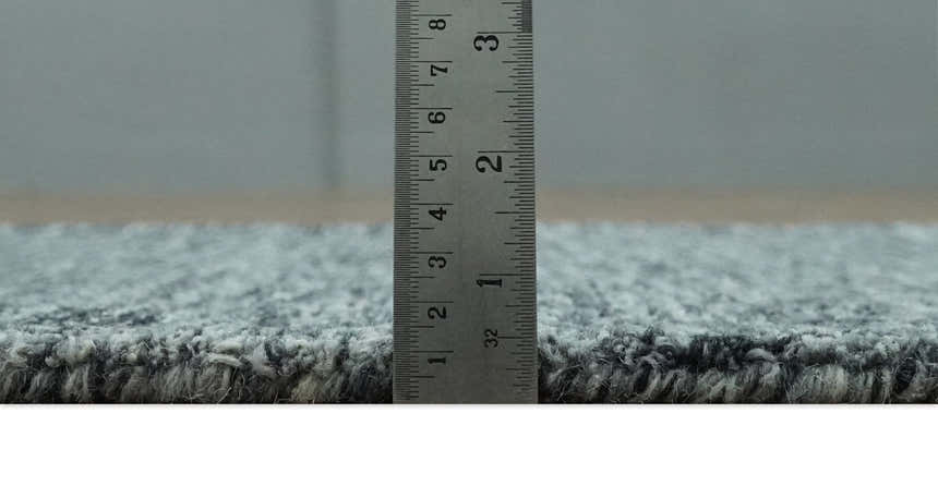 Gray and Charcoal Solid Shaded Hand Tufted Natural Multi Size Wool Area Rug