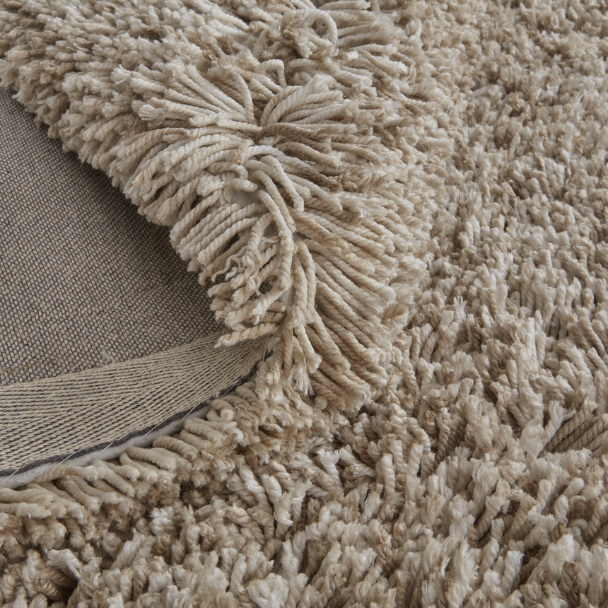 Feizy Stoneleigh Modern Solid - Tan/Ivory Area Rug