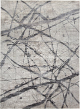 Feizy Kano Transitional Abstract - Taupe/Gray/Ivory Area Rug