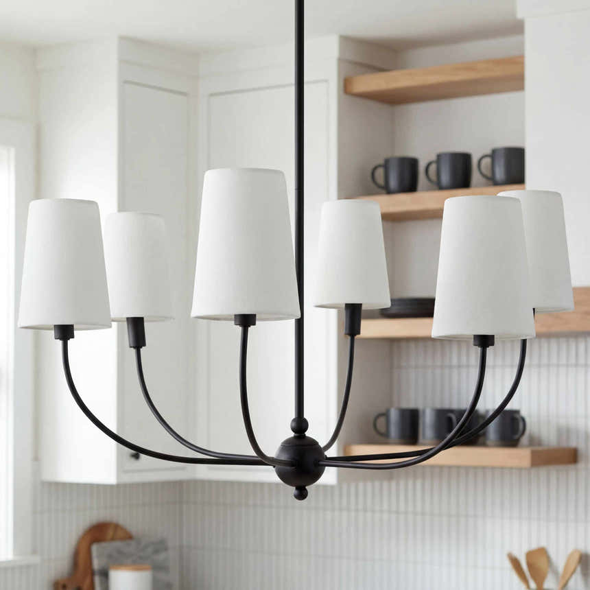 Rudziczka Black Chandelier