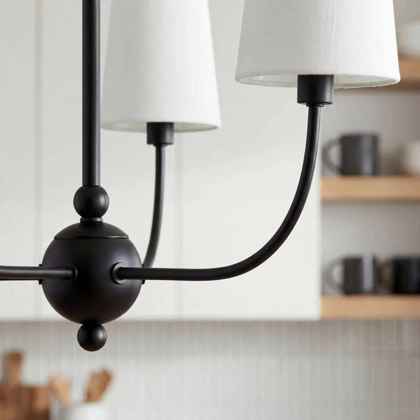 Rudziczka Black Chandelier
