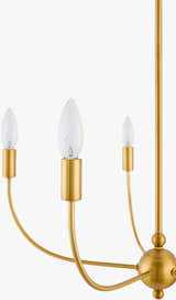 Rudziczka Gold Chandelier