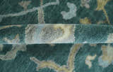 Hand Knotted Oriental Oushak Teal and Beige Multi Size Wool Area Rug