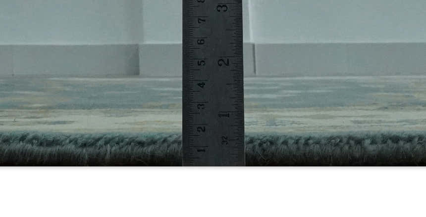 Hand Knotted Gray, Ivory and Beige Traditional Floral Custom Made wool rug