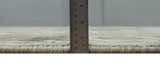 Hand Knotted Ivory, Charcoal and Beige Traditional Floral Multi Size Wool Area Rug