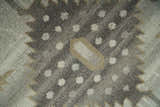 Hand Knotted Ivory, Charcoal and Beige Traditional Floral Multi Size Wool Area Rug