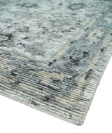 Hand Knotted Ivory, Silver and Beige Traditional Made with Blended Wool Multi Size Rug