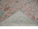 Hand Knotted Light Pink Oriental Oushak Multi Size Traditional Wool Area Rug, Living Room and Bedroom Rug