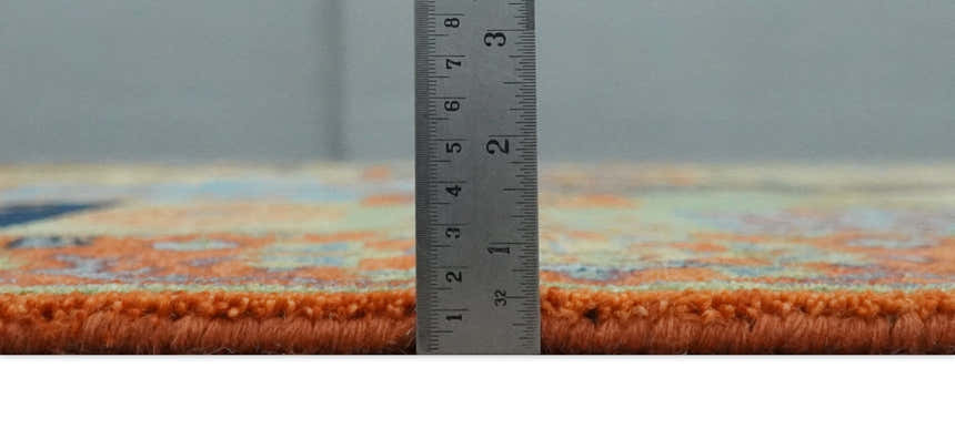 Hand knotted Traditional Antique Tribal Style Gabbeh Design Wool Area Rug