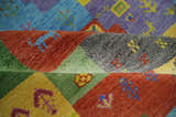 Hand knotted Traditional Multi color Antique Tribal Style Gabbeh Design Wool Area Rug