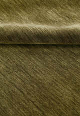 Hand Loomed Modern Green Solid Wool Area Rug