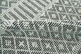 Modern Contemporary Hand Woven Black and White Wool Area Rug