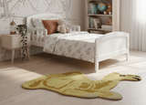 Hand Tufted 2x3 Animal Camel Wool Area Rug