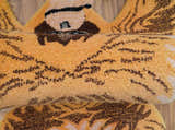 Hand Tufted Animal Monkey Brown 2x4 Wool Area Rug