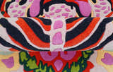 Hand Tufted Animal Tiger Black 3x5 Wool Area Rug
