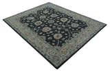 Hand Tufted Black and Silver Modern Turkish Oushak Multi size wool Area Rug, Kids, Living Room and Bedroom Rug