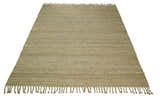 Hand Woven Natural Fiber Brown Natural Jute Rug