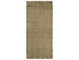 Hand Woven Natural Fiber Brown Natural Jute Rug