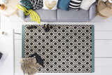 Howertons Teal Geometric Accent Pillow - Clearance