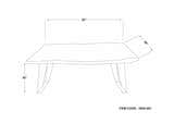Valdeolmos Natural Wood Dining Table - Clearance