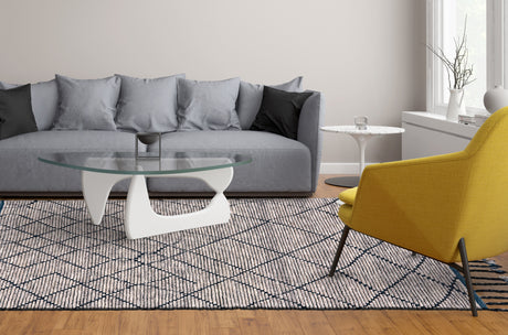 Feizy Twain Transitional Diamond - Taupe/Blue/White Area Rug - Clearance