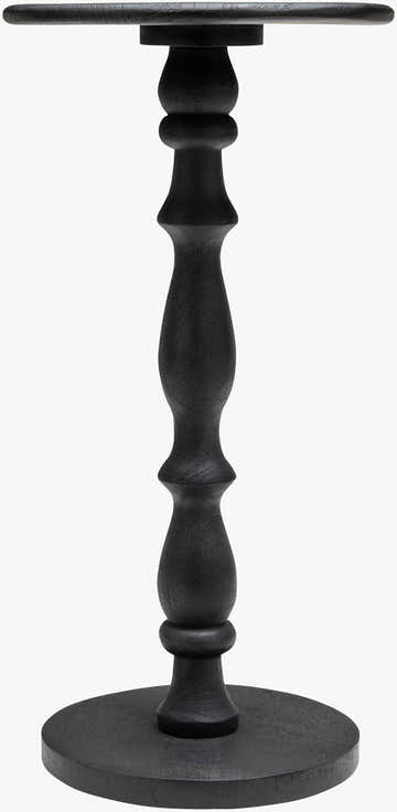 Charcoal Traditional End Table for sofa or lounge seating