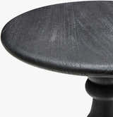 Charcoal Traditional End Table for sofa or lounge seating