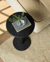 Charcoal Traditional End Table for sofa or lounge seating