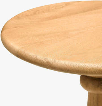 Orange Traditional End Table for sofa or lounge seating