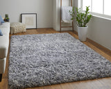 Feizy Stoneleigh Modern Solid - Gray/Silver Area Rug