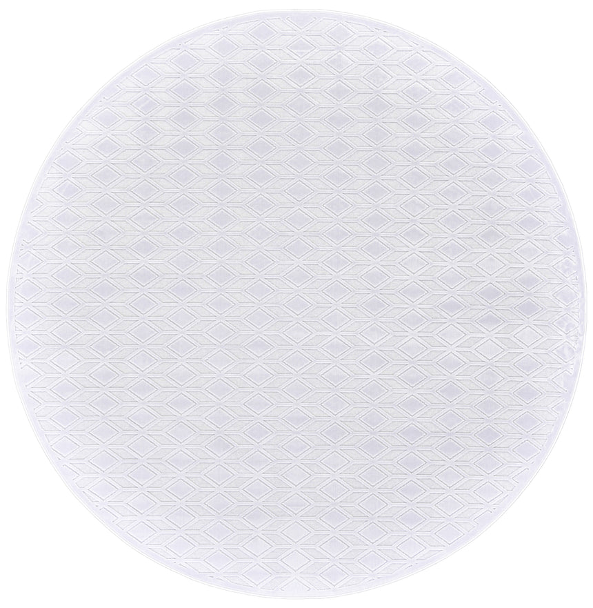Feizy Saphir Mira Modern Geometric - White Area Rug - Clearance