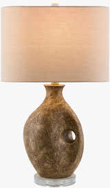 Lieusaint Dark Red Table Lamp